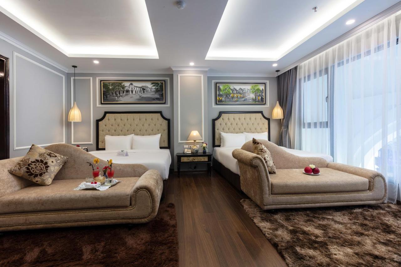 Babylon Premium Hotel & Spa Hanoi Bagian luar foto