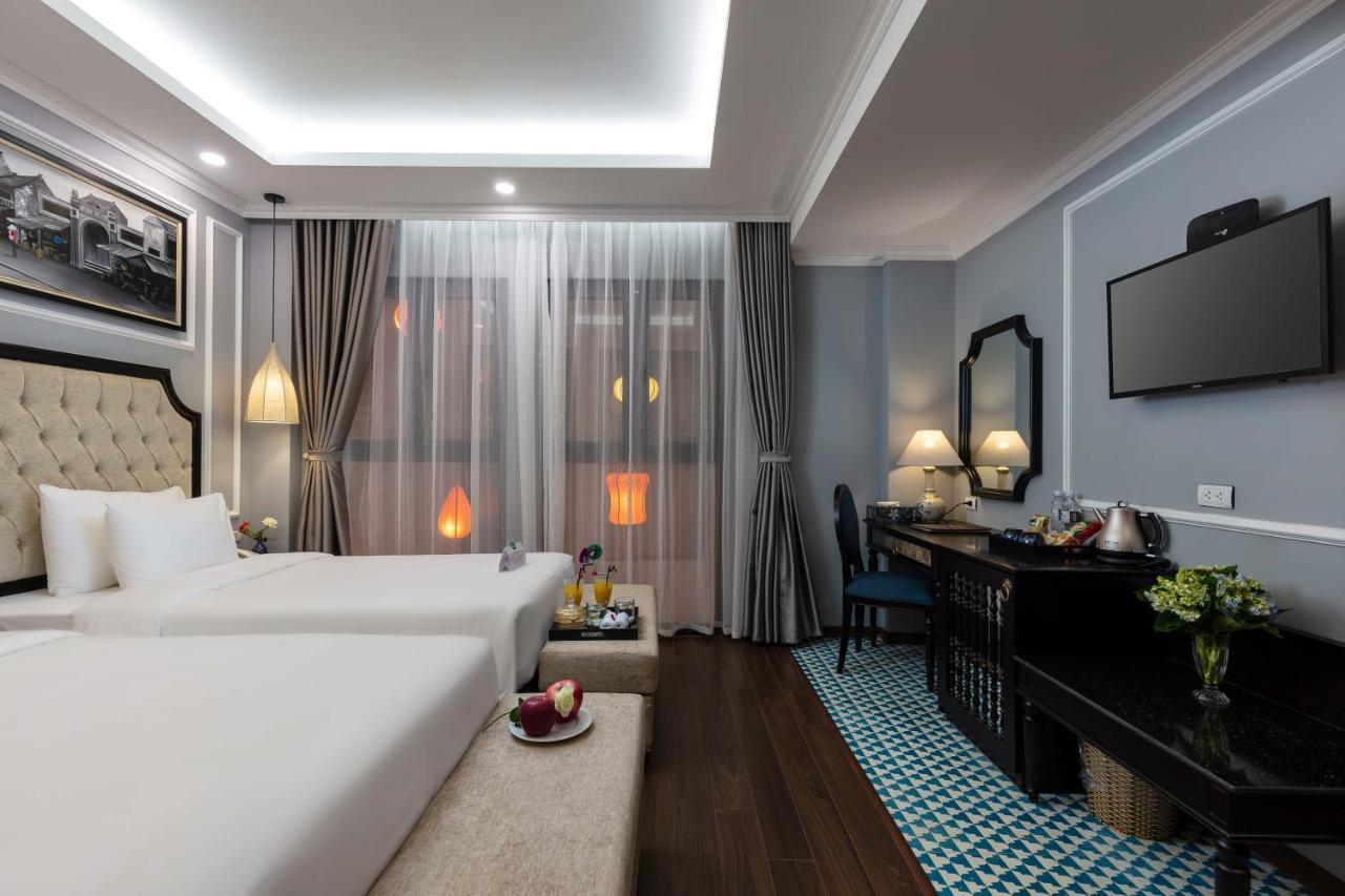 Babylon Premium Hotel & Spa Hanoi Bagian luar foto