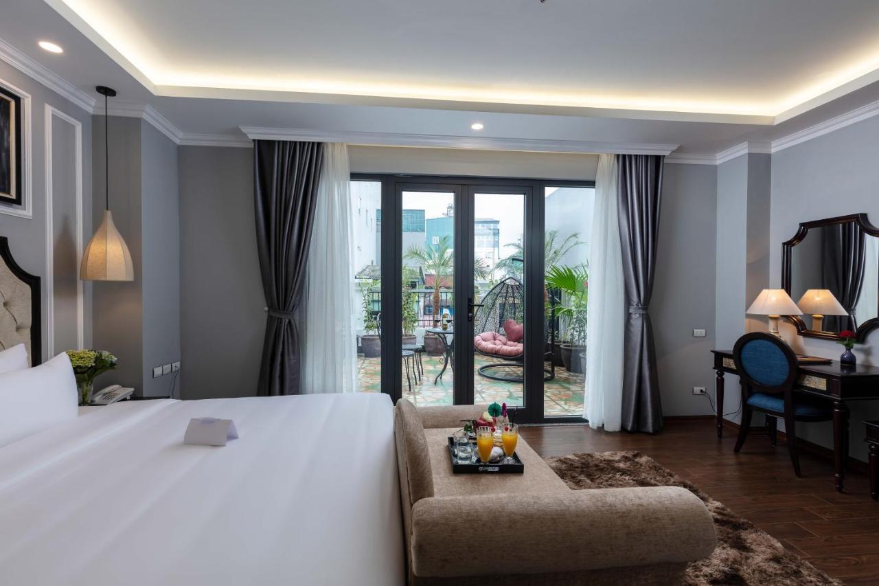 Babylon Premium Hotel & Spa Hanoi Bagian luar foto